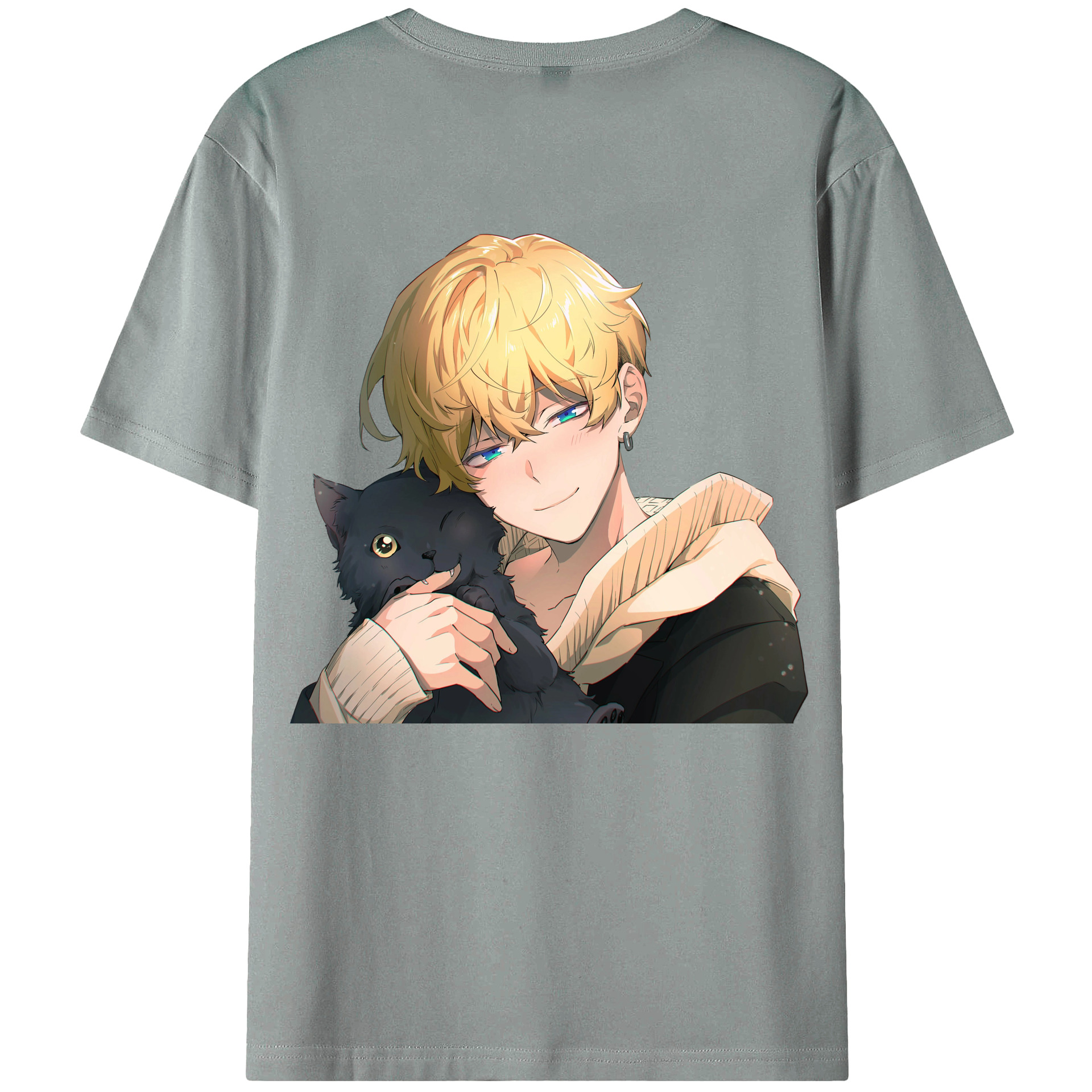 （画像用） 東京リベンジャーズ Tokyo Revengers 綿100％ メンズ半袖Tシャツ（バックプリント） 通気性